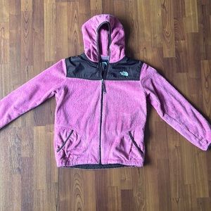 The North Face girls XL zip up